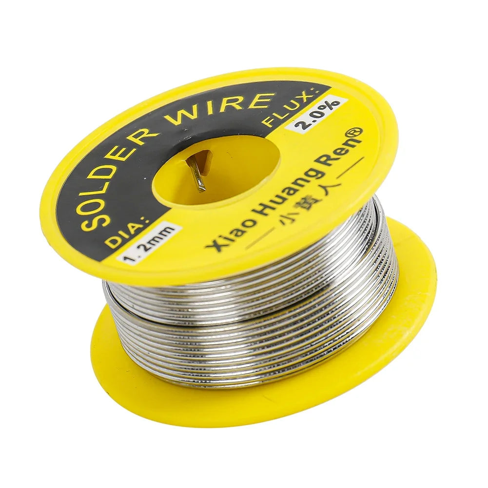 Rosin Core Tin Solder Wire 60/40 Solder Wire Soldering Welding Flux 1.5-2.0% Iron Wire Reel 50g Diamater 0.5/0.6/0.8/1/1.2mm HIP