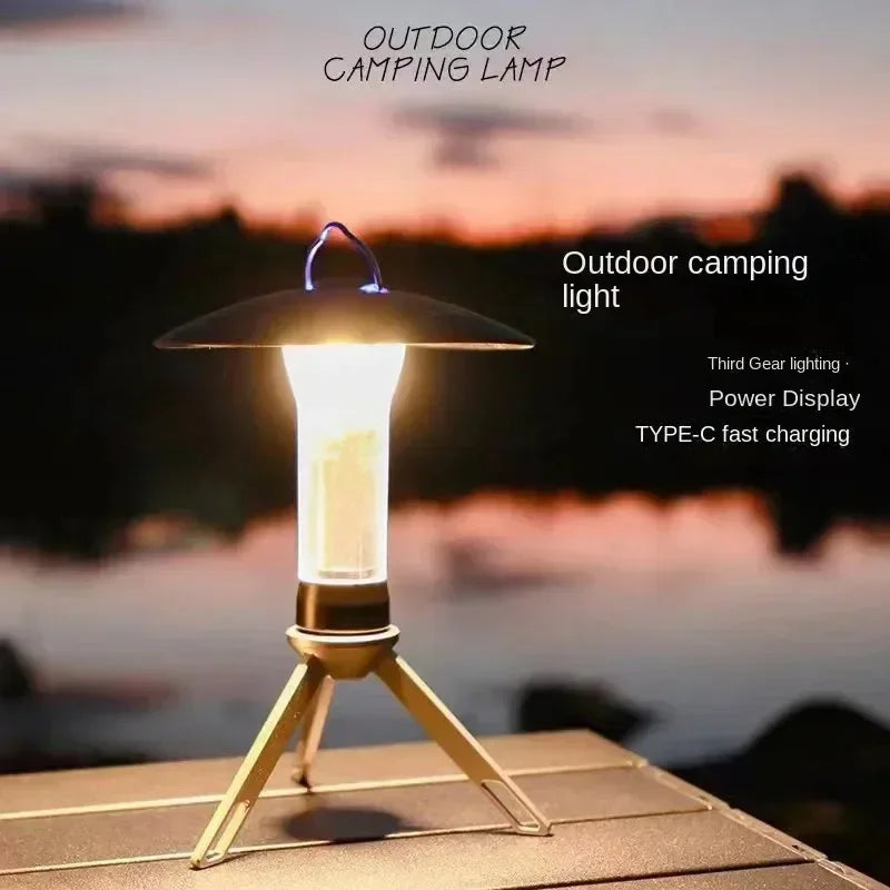 Portable LED Camping Lantern – Tripod Bracket Compatible LED Camping Lantern HIP