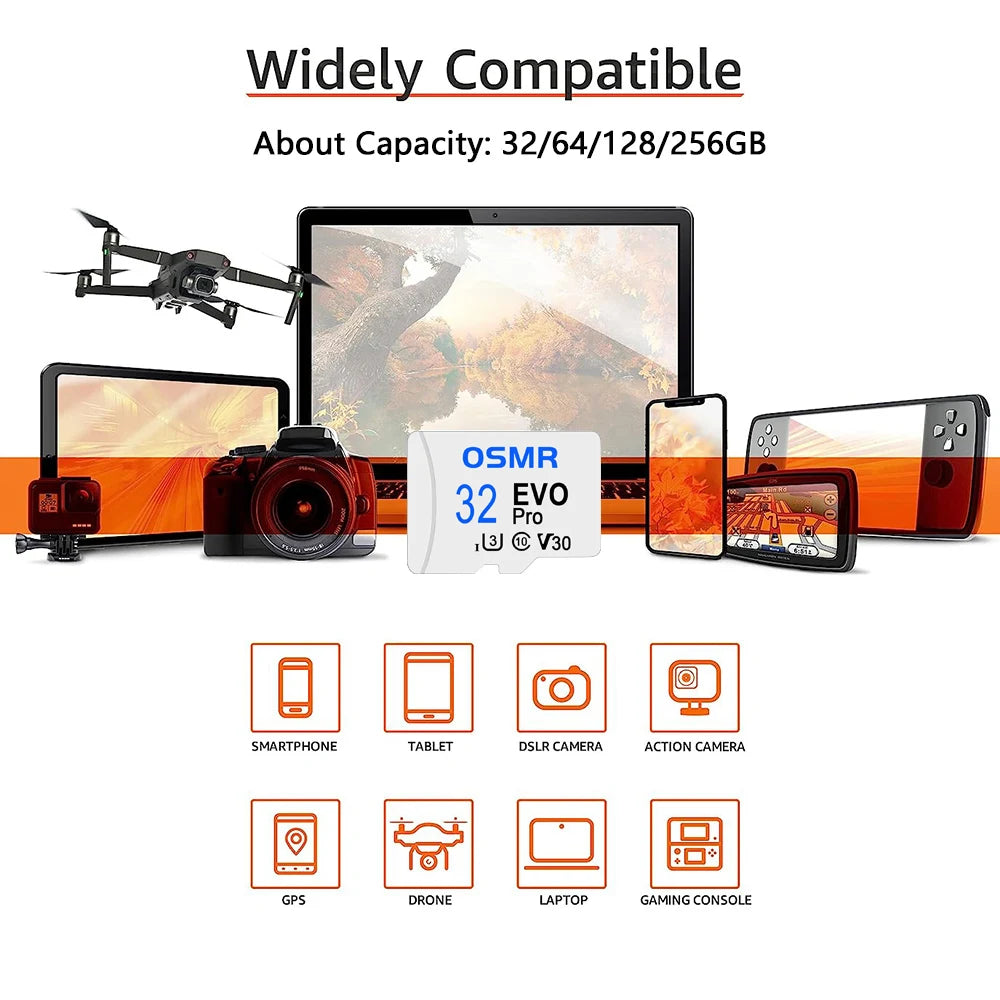 Micro SD Card Class 10 U3 A2 V30 – 2GB to 256GB | amzwn Micro SD Memory Card HIP