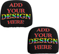 Custom Car Headrest Cover – Personalized Photo & Logo Print Custom Headrest Cover HIP 1