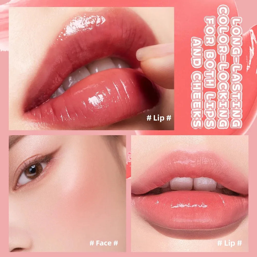 Dragon Ranee 6-Pc Lip & Cheek Gloss Set – Hydrating Mini Lip Dye Lip & Cheek Gloss Set HIP