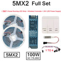 24V WS2811 Running Water LED Strip 10M/20M – 126LEDs/m LED Light Strip HIP 5M Strip C Set Cold White-6000K