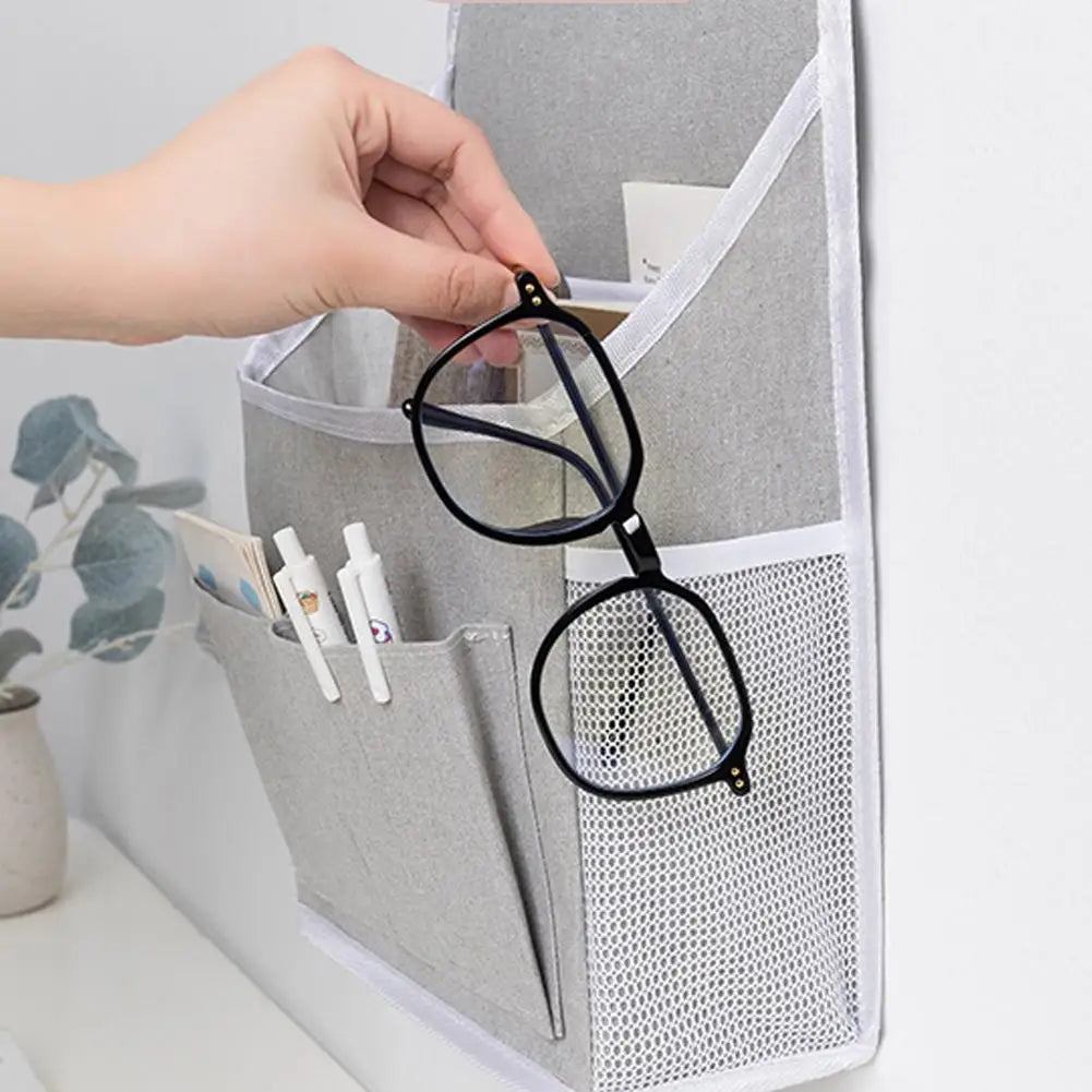 Bedroom Bed Storage Organizer Dormitory Bedside Storage Rack Dormitory Storage Basket Bedside Hanging Basket Bedside Storage HIP