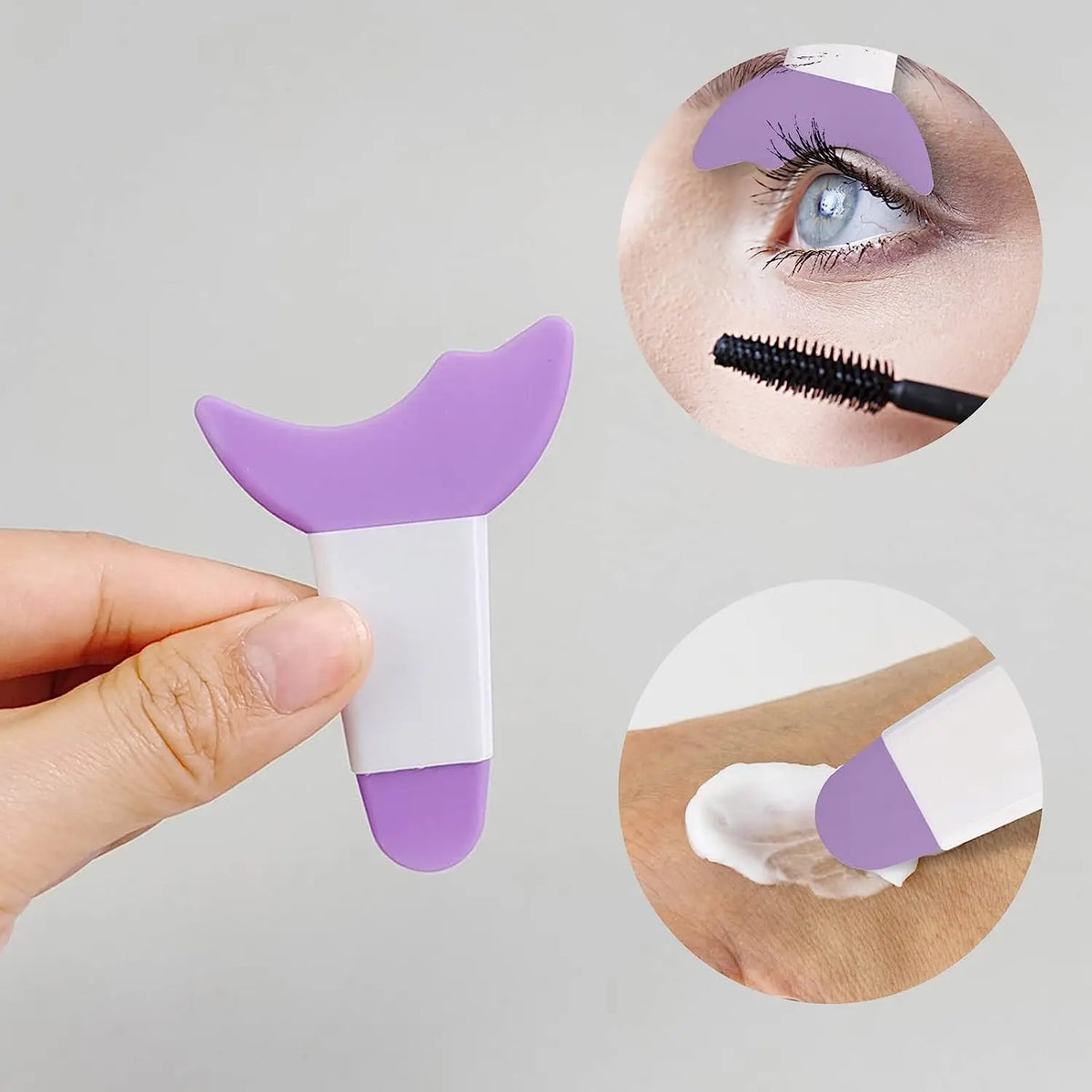 Silicone Mascara Shield & Eyelash Guard Applicator Tool Eye Makeup Tool HIP