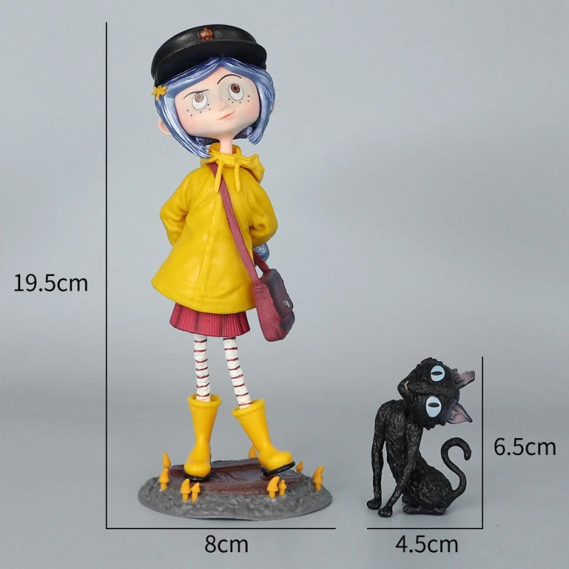 Coraline PVC Statue Figure 19cm – Movie Collectible Model PVC Collectible Figure HIP