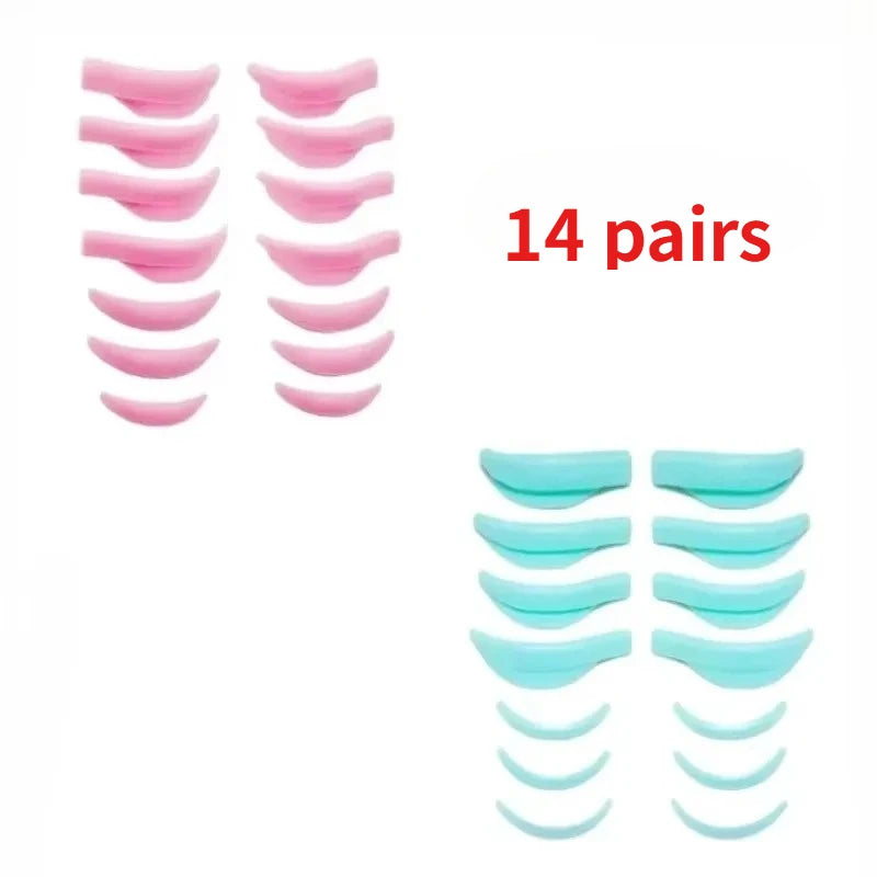 Reusable Silicone Lash Lift Shield Pads – 5/7/14 Pairs Lash Lift Shield Pads HIP C780- 7Pink 7Blue