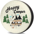 Happy Camper RV Spare Tire Cover – Weatherproof Polyester Spare Tire Cover HIP Acquiesce 14 in