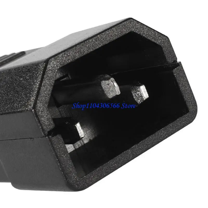 IEC C14 Male & C13 Female Power Plug Adapters – 5-Pack Power Plug Adapter HIP