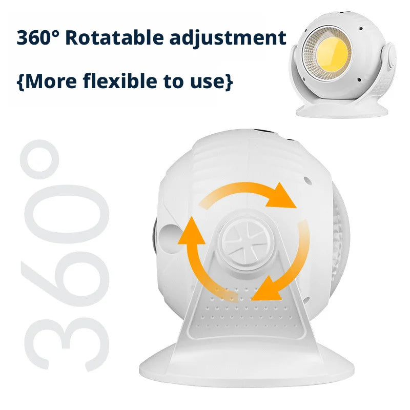 ESMARTER Camping Lamp & Starry Sky Projector | Rechargeable Camping Lantern Projector HIP