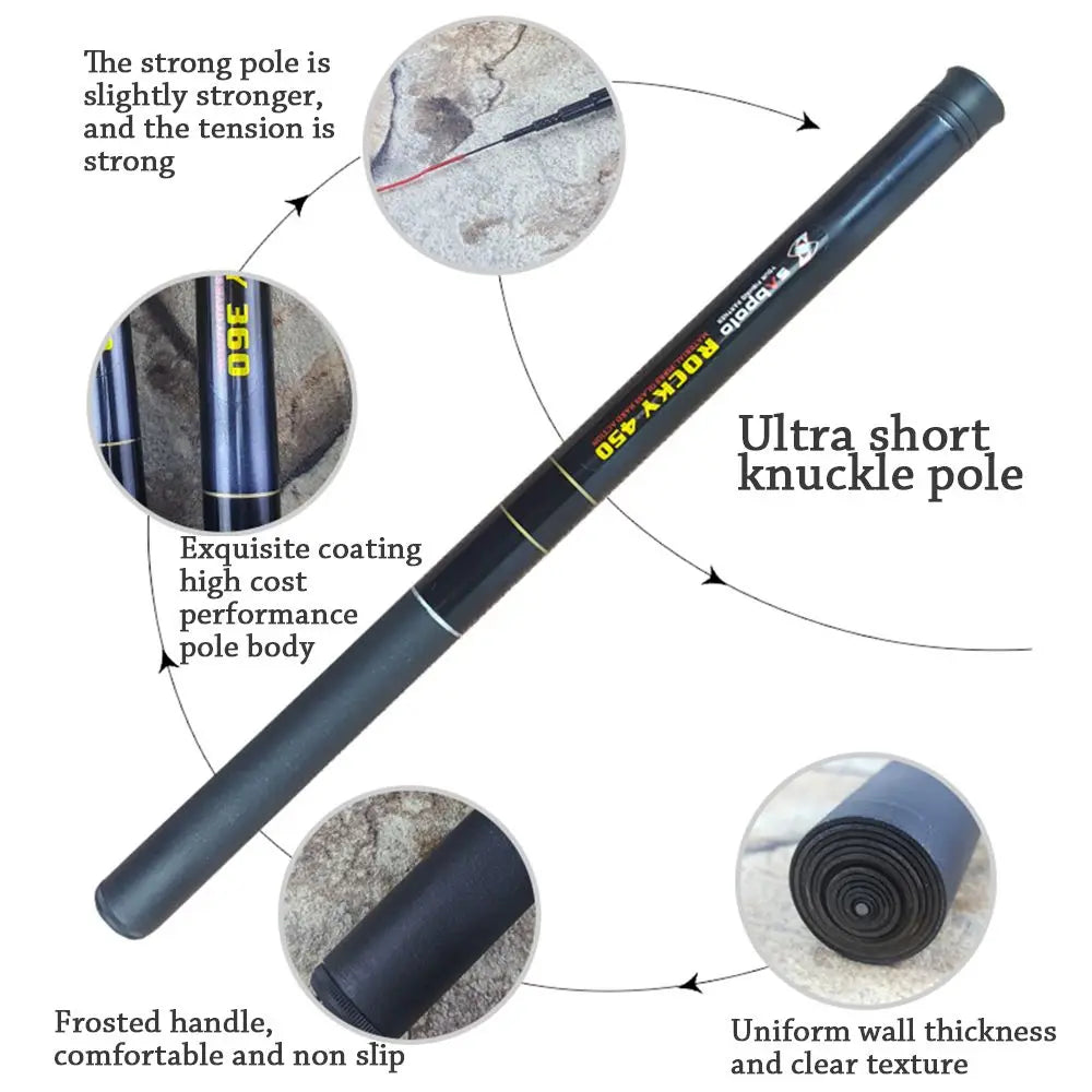 Ultralight Telescopic Fishing Rod FRP Hand Pole 1.8–3.6m Telescopic Fishing Rod HIP