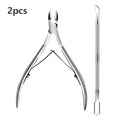 Professional Stainless Steel Cuticle Trimmer & Pusher Set Cuticle Care Set HIP C503-2pcs