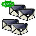 100 LED Solar Motion Sensor Wall Light – IP65 Outdoor Solar Wall Light HIP 100LED 4pcs 100LED