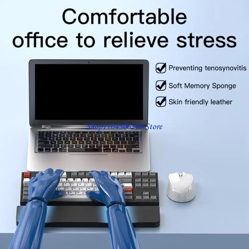 22-in-1 Silicone Keyboard Wrist Rest with Cleaning Kit Keyboard Wrist Rest HIP