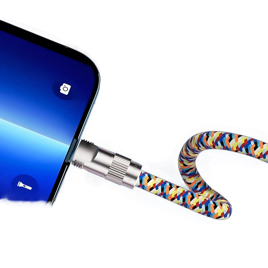 2-in-1 PD Fast Charger Cable & Smartphone Wrist Strap Lanyard USB-C Charging Cable HIP