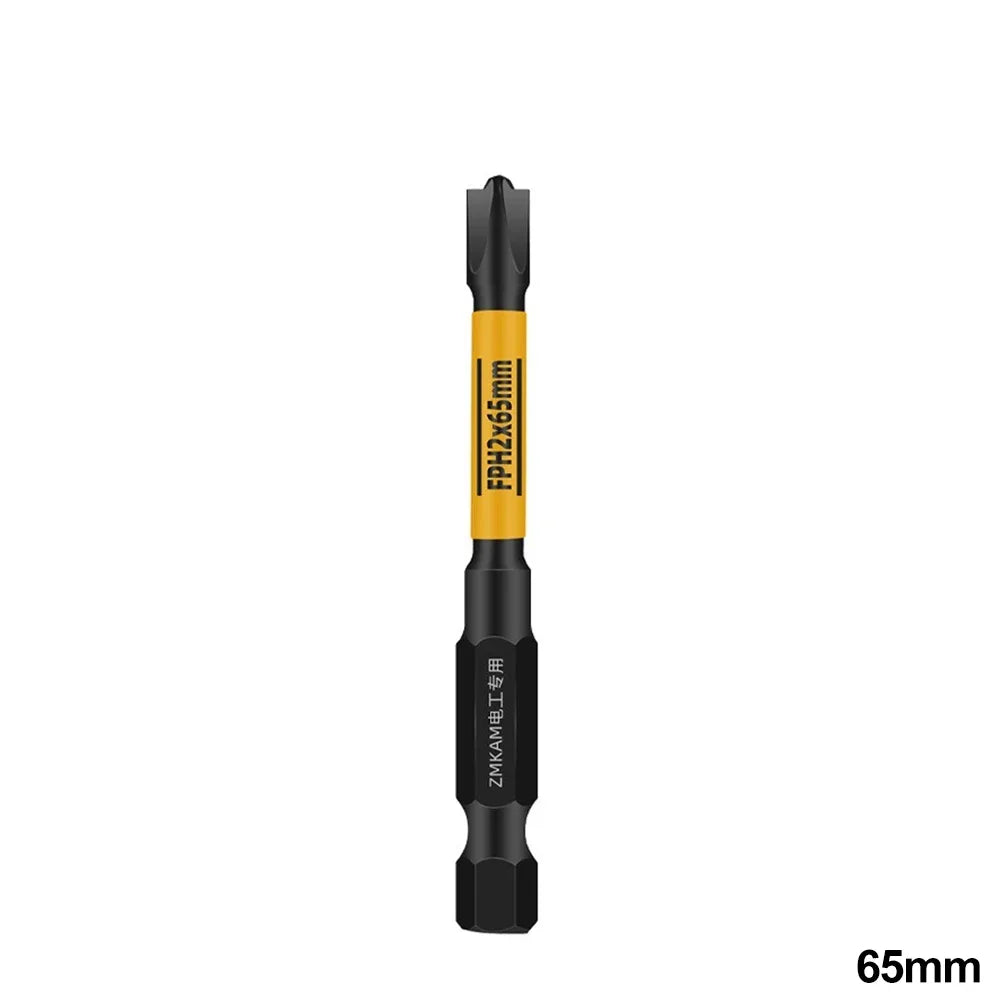 Magnetic Screwdriver Bit Nutdrivers FPH2 FPH2 65 110/150mm Electrician Special HRC60 Hardness Cross Impact Screwdriver Bits Tool HIP 65mm