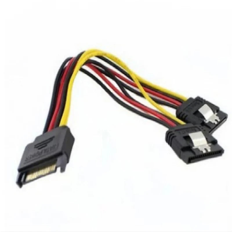 SATA 15-Pin Power Splitter Cable – 1 Male to 2 Female | OULLX SATA Power Splitter HIP