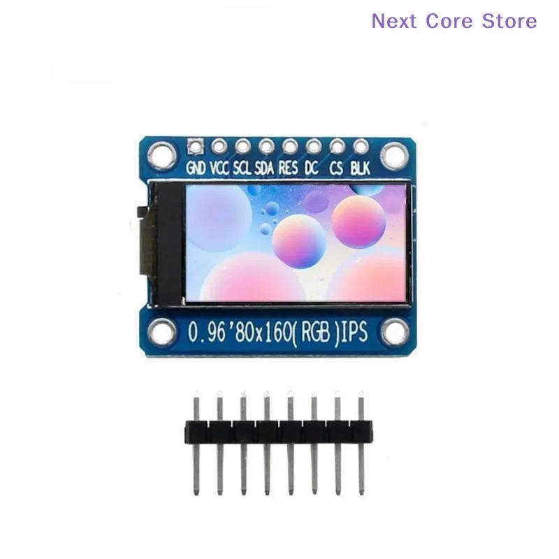 0.96" IPS TFT LCD Display Module 160x80 SPI ST7735S 3.3V LCD Display Module HIP