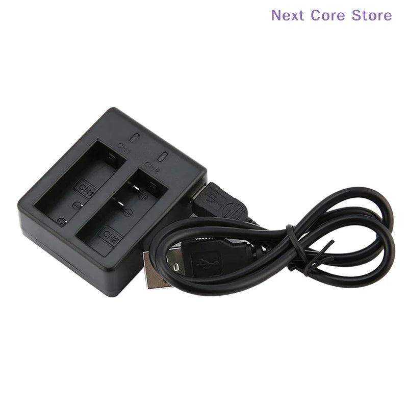 2-in-1 Dual Slot Battery Charger for SJCAM SJ4000 SJ5000 Camera Battery Charger HIP