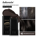 2in1 Hair Dye Stick with Comb Waterproof Sweat Proof Black Brown Coffee Long Lasting Temporary Hair Coloring Hairline Pen HIP 2Brownish Black