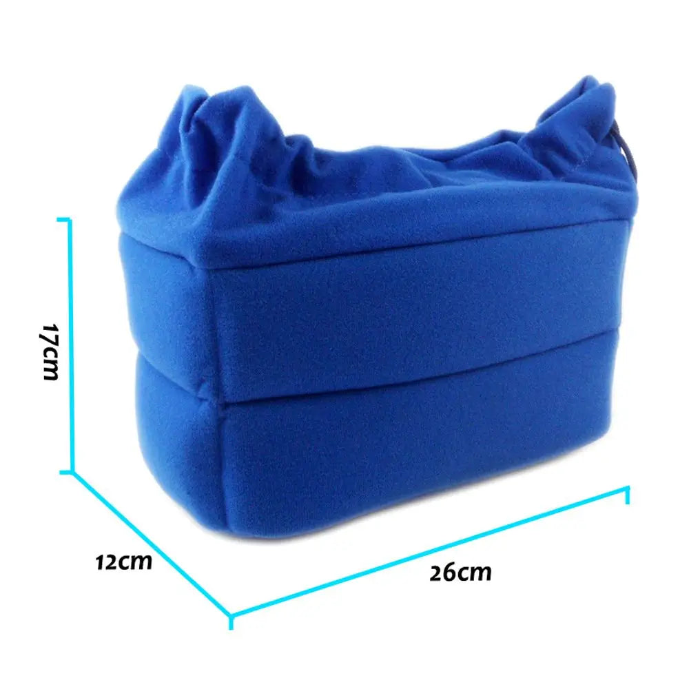 Velvet Camera Insert Bag – Padded Partition Lens Pouch Camera Insert Bag HIP