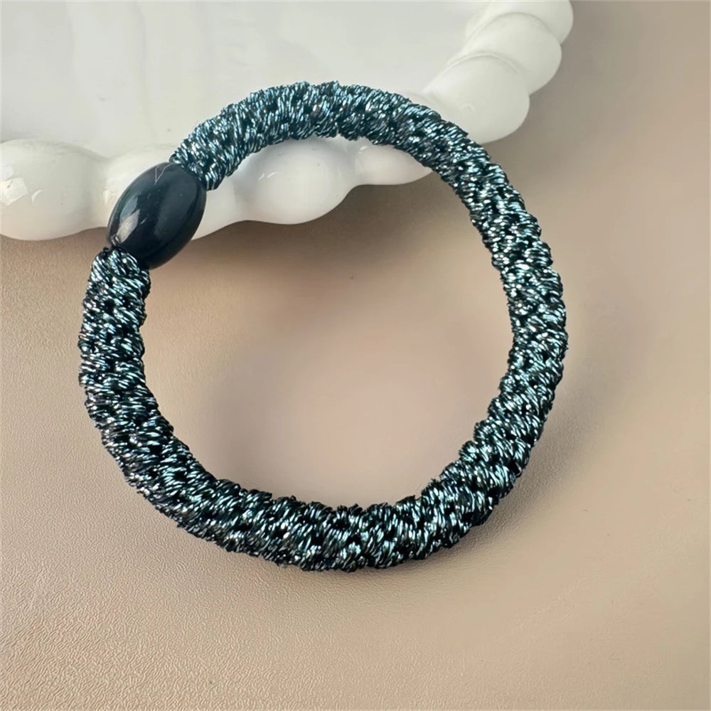Silk Sport Hair Ties – No Crease Anti-Slip Elastic Ponytail Band