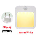 LDHLM Motion Sensor Night Light – Dimmable Plug-In LED Lamp Motion Sensor Night Light HIP EU-warm-220V