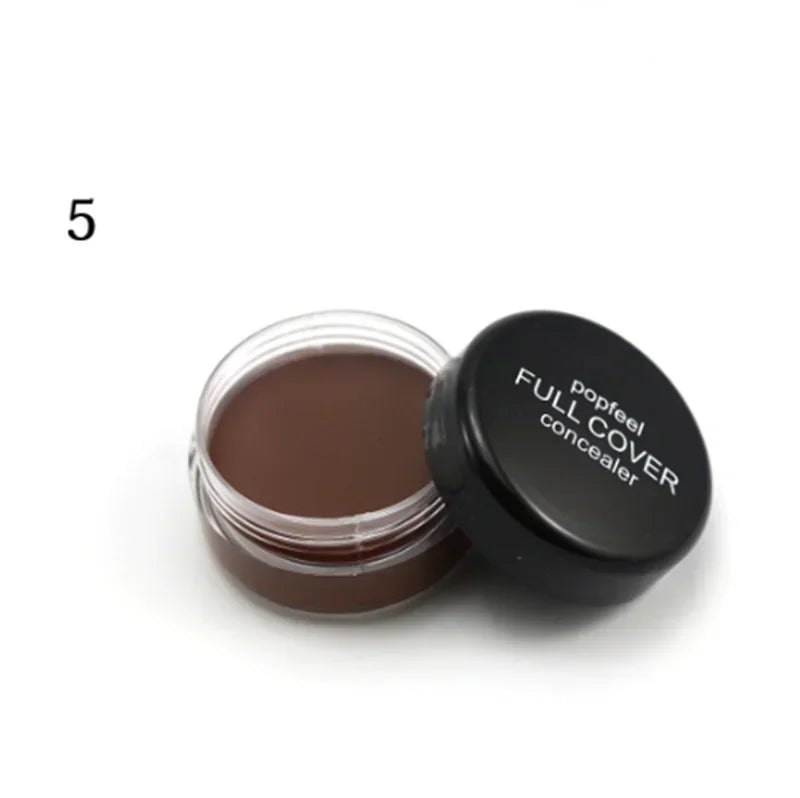 Popfeel Full Cover Concealer Hide Blemish Creamy MakeUp Face Lip Eye Foundation Makeup Contouring Corrector Make Up HIP FC05