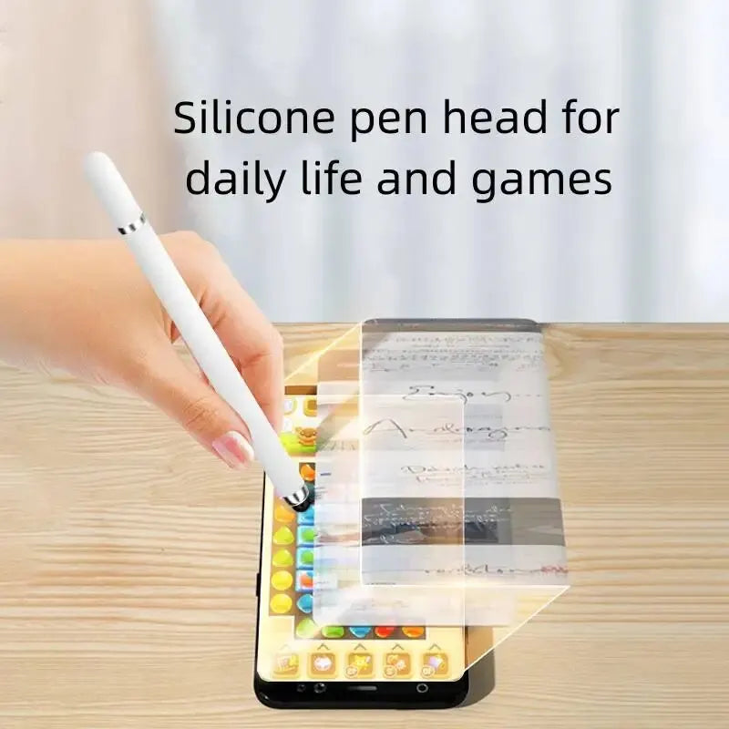 2-in-1 Stylus Pen for iPad, iOS & Android Tablets Capacitive Stylus Pen HIP