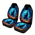 Wolf Print Car Seat Covers – Front Bucket Set of 2 Car Seat Covers HIP 1
