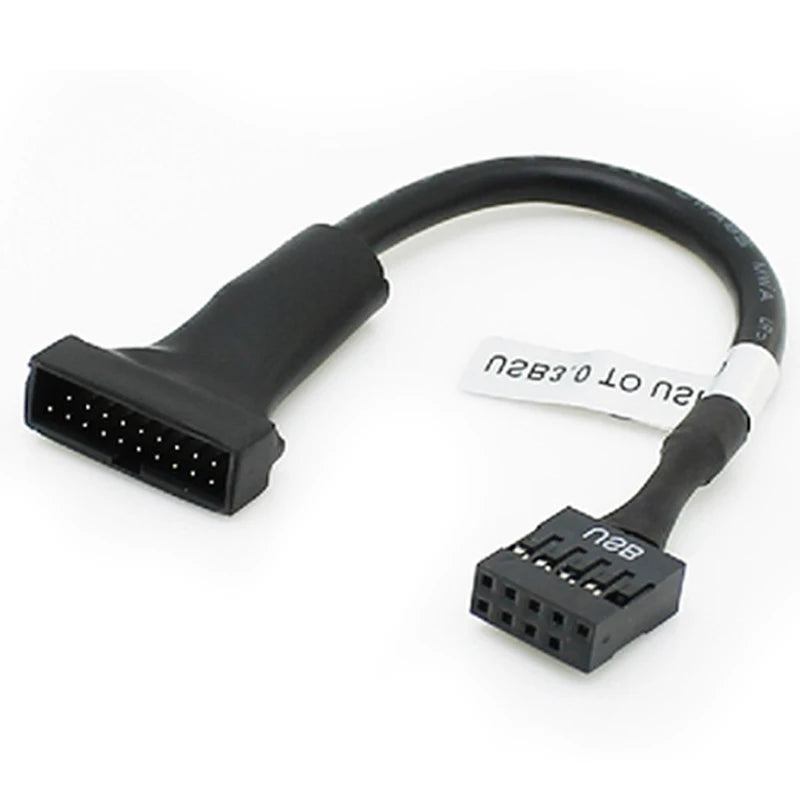 USB 3.0 to USB 2.0 Motherboard Header Adapter Cable 20 to 9 Pin USB Adapter Cable HIP A