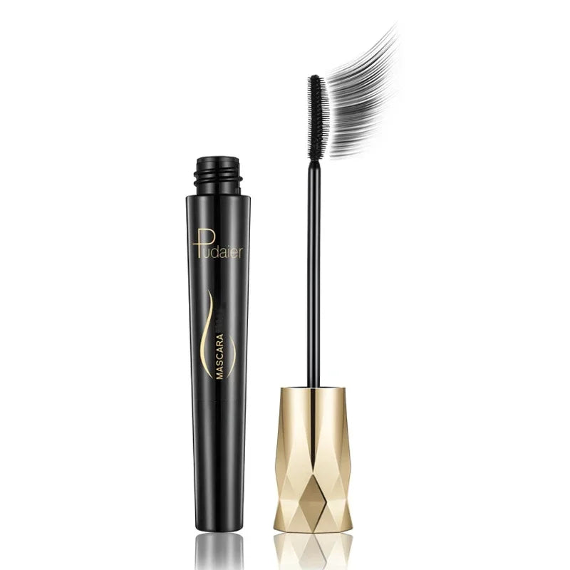 4d Silk Fiber Lash Mascara Curling Volume Eyelashes Waterproof Liquid 3D Fiber Lash Extension Mascara Cosmetic HIP black
