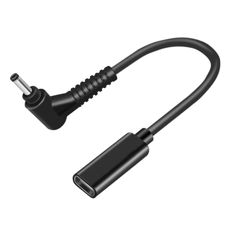 65W USB-C to DC 3.5×1.35mm Fast Charging Cable Adapter Laptop Charging Adapter HIP As Photo