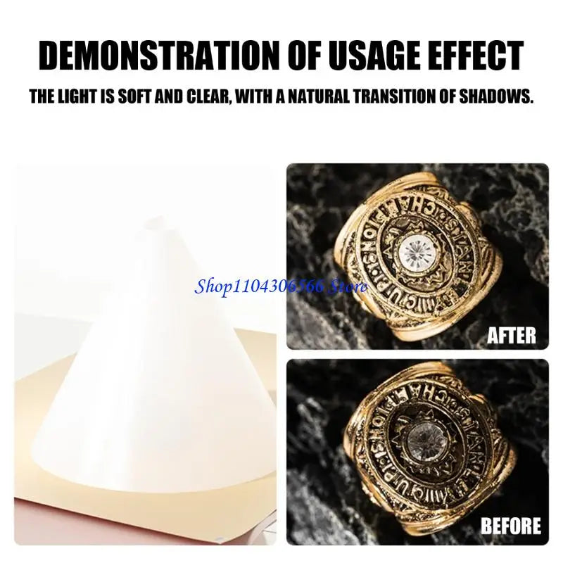 Light Cone Flash Diffuser – Soft Light for Product Photography Flash Diffuser HIP