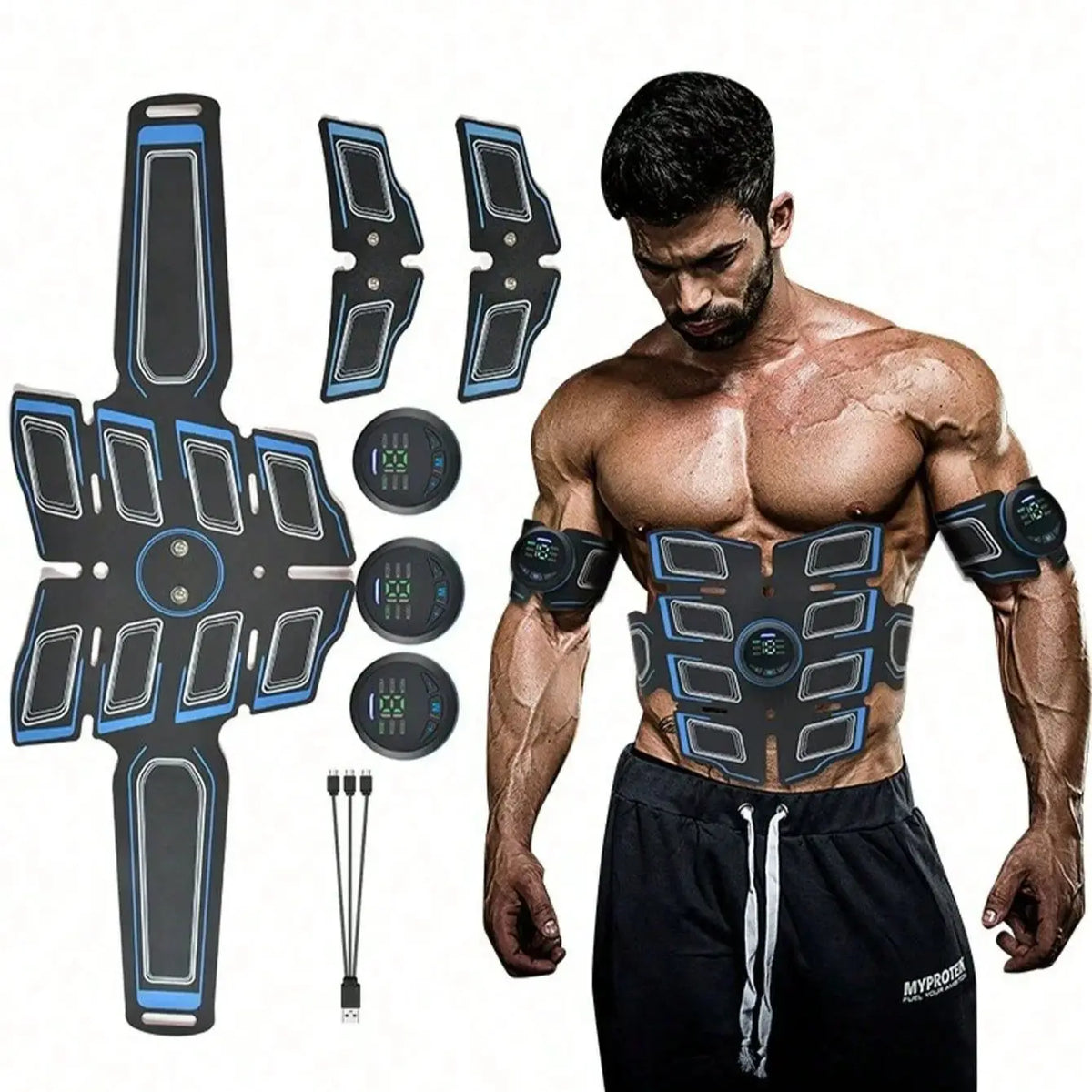 EMS Muscle Stimulator – Tone Abs, Buttocks & Hips at Home EMS Muscle Stimulator HIP black