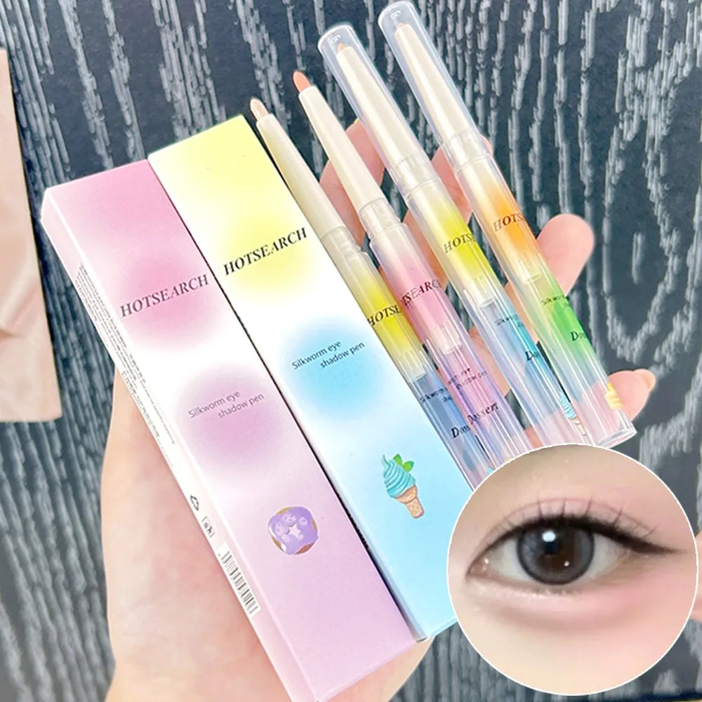 Nude Pink Aegyo Sal Pencil Under Eyeliner Brighten Shadow Lying Silkworm Makeup Pen Lower Eyelid Highlighter Contour Cosmetic HIP