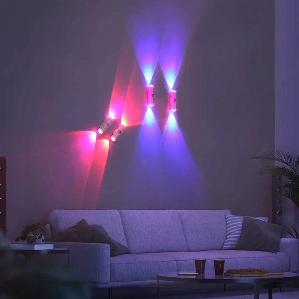 RGB LED Motion Sensor Night Light – USB Rechargeable | YNL LED Night Light HIP