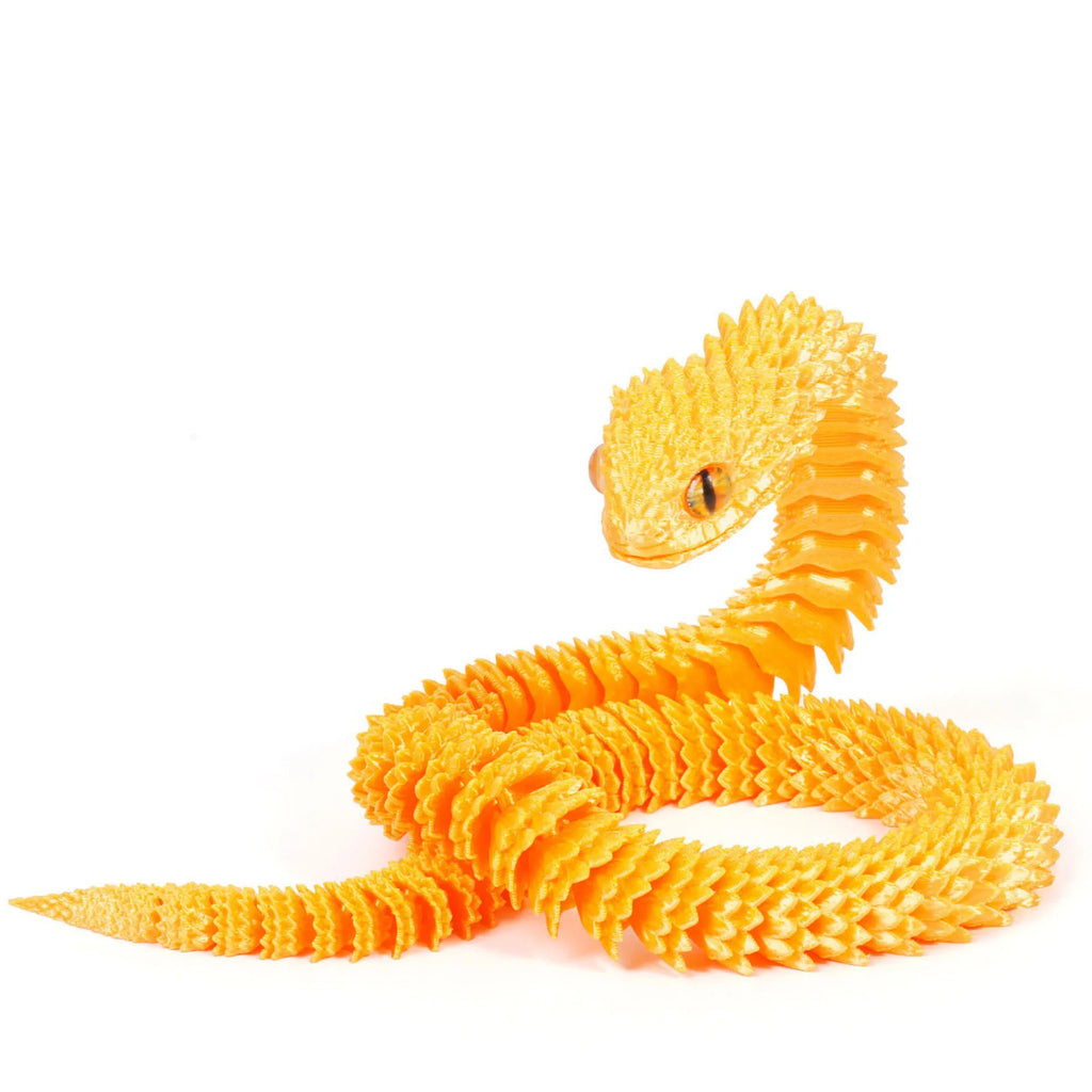 3D Printed Articulated Snake Ornament 30/40cm – Poseable Toy Articulated Figure Ornament HIP 40cm Type 7 S
