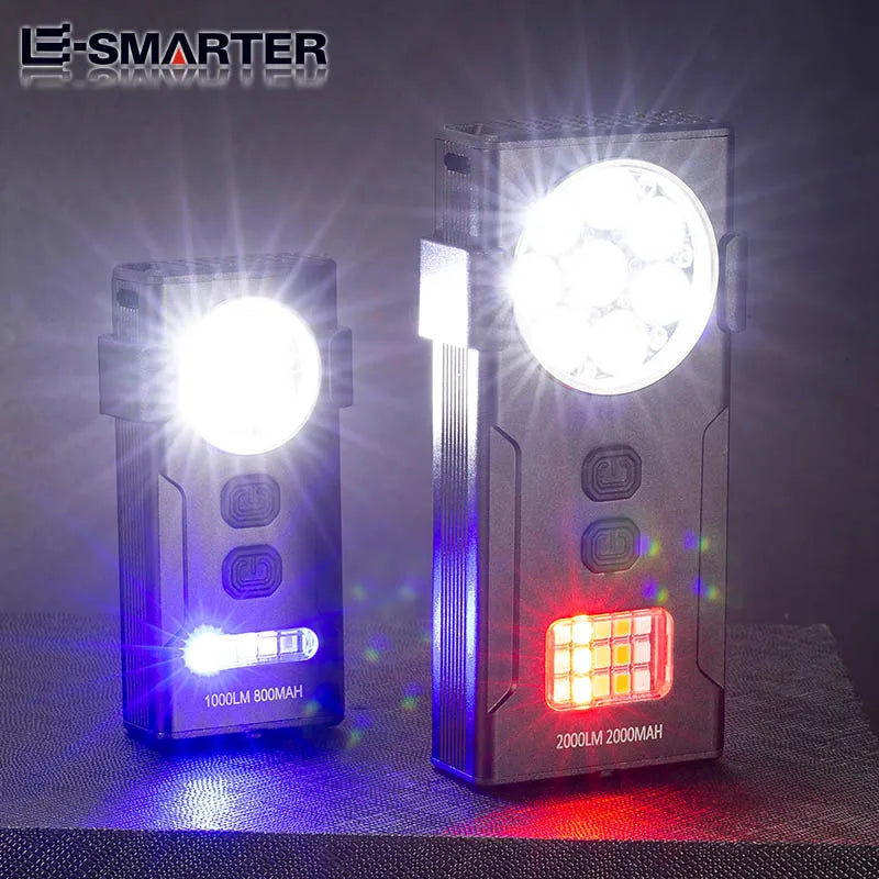 ESMARTER Rechargeable EDC Keychain Flashlight – 10 Modes LED Keychain Flashlight HIP