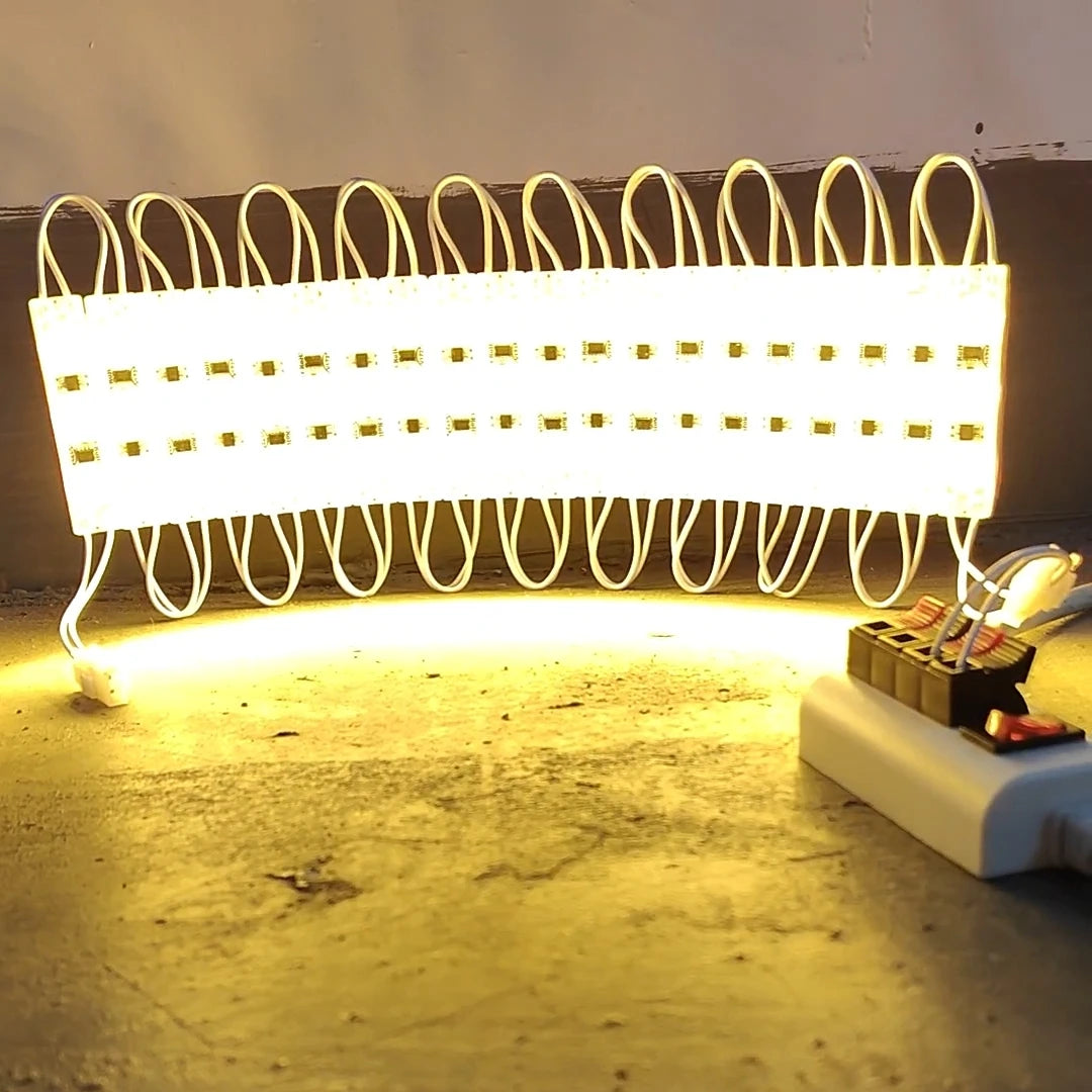 AC 220V Waterproof COB LED Modules for Signage & Advertising COB LED Light Module HIP Yellow