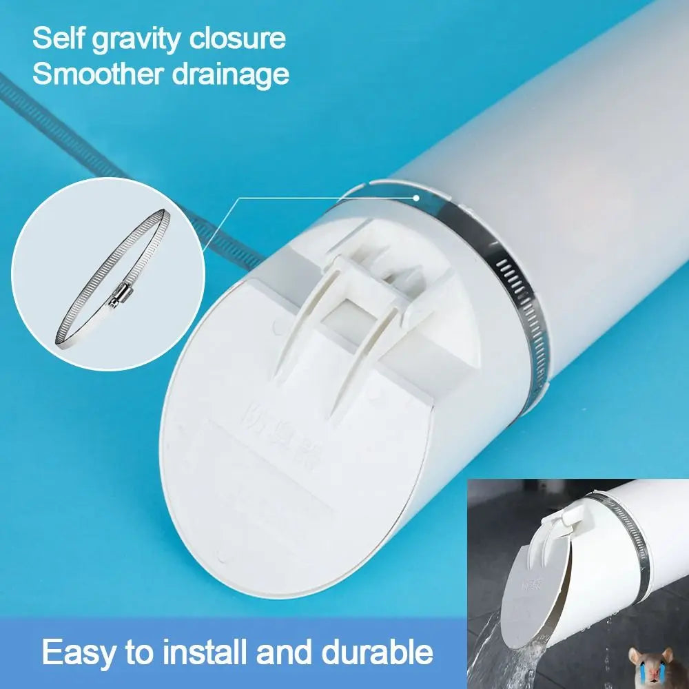 PVC Drainage Pipe Cap 50–160mm Anti-Odor Floor Drain Cover Drain Pipe Cap HIP