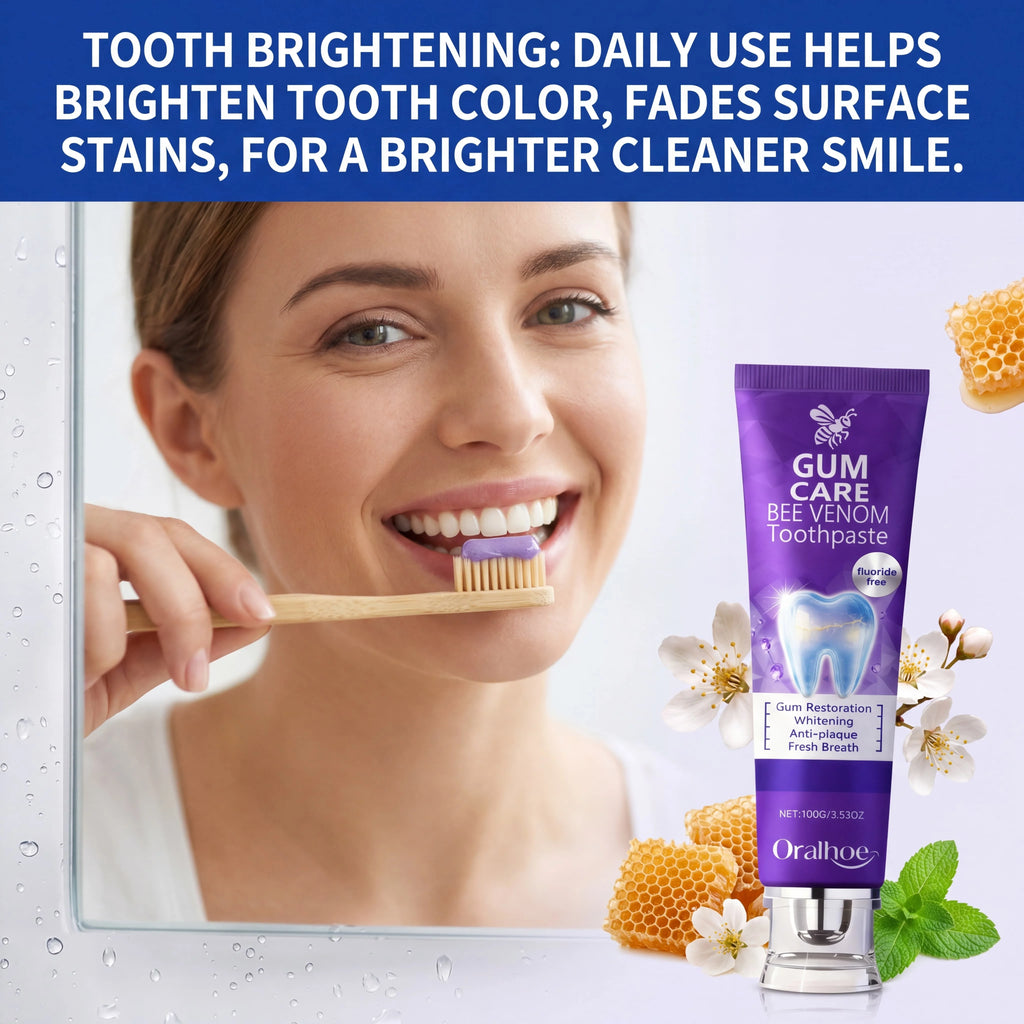 Bee Venom Whitening Toothpaste – Mint, Enamel & Gum Care Whitening Toothpaste HIP