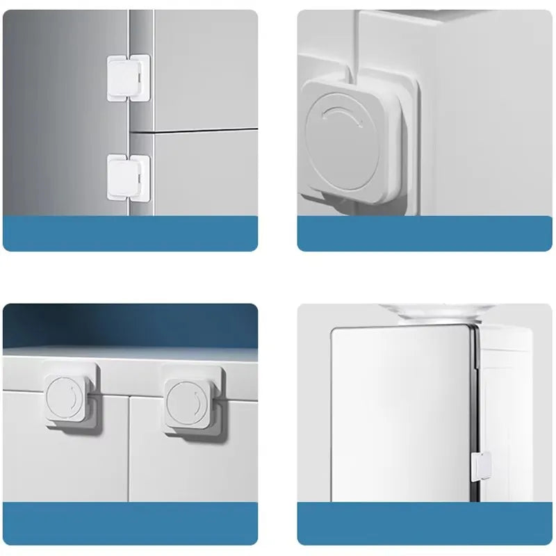 Baby Safety Cabinet & Refrigerator Lock – Child Proof Buckle Baby Cabinet Lock HIP