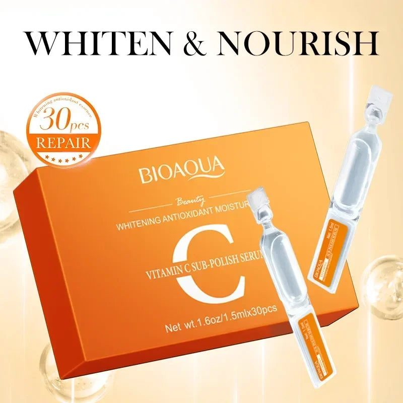 BIOAQUA Retinol Vitamin C Hyaluronic Acid Face Serum 30pc Facial Serum Set HIP