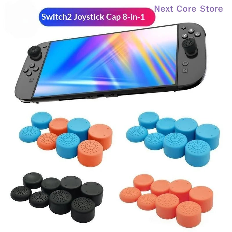 Silicone Thumb Grip Caps for Nintendo Switch 2 – 4/8 Pcs Controller Thumb Grips HIP