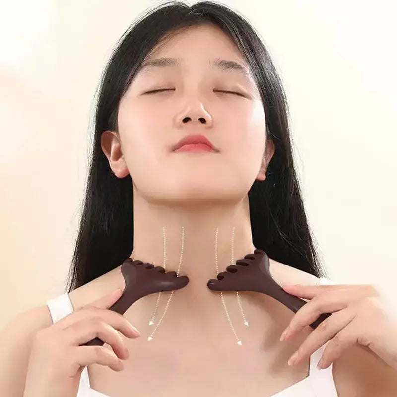 Six-Claw Scalp Massager Gua Sha Comb – Anti-Static Spa Tool Scalp Massager Comb HIP