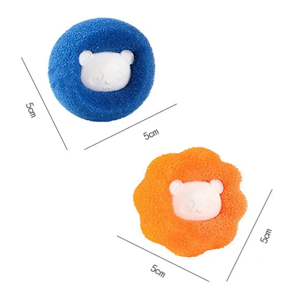 1/5pcs Laundry Ball Hair Remover Washing Machine Pet Clothes Cleaning Balls Fiber Collector Reusable Filtering Ball Lint Catcher HIP