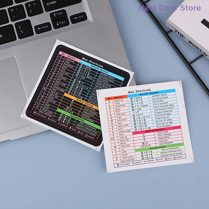 2-Pack Keyboard Shortcut Stickers – Windows & Word Guide Keyboard Reference Sticker HIP