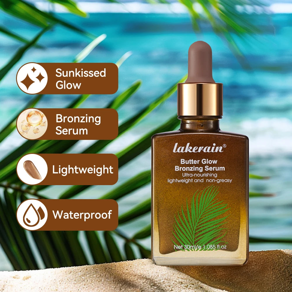 Butter Glow Bronzing Serum Bronzing Drops Innovative Nourishing Skincare Natural Sunkissed Complexion Radiant Sunkissed Glow HIP
