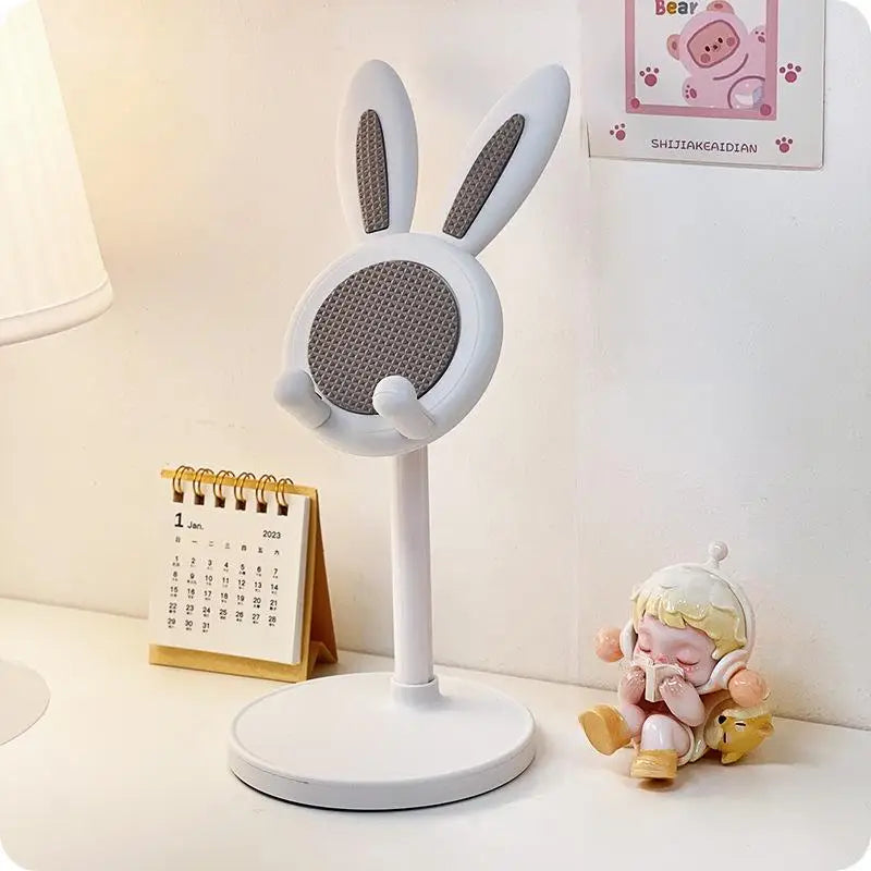 Cute Rabbit Phone & Tablet Stand – Adjustable Desktop Holder Phone Tablet Stand HIP