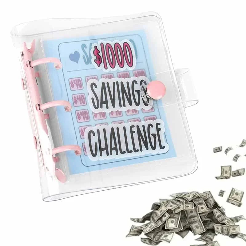 1000 Savings Challenge Binder – Cash Envelope Budget Planner Savings Challenge Binder HIP